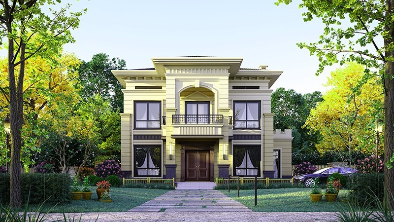 吉安中式合院住宅，开放庭院与邻里乡亲更亲近